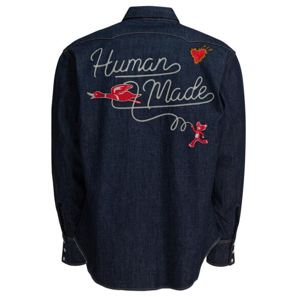 Human Made Denim Western Shirt Tag Size XL Men - Picture 2 of 4